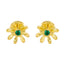 Emerald-CZ-Russian-Ángeles-Solitaire-Stud-Green-925-Silver-Earring