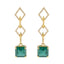 Emerald-CZ-Indian-Dewi-multiple-Stud-Green-925-Silver-Earring