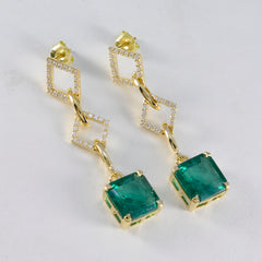 Emerald-CZ-Indian-Dewi-multiple-Stud-Green-925-Silver-Earring