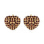 Garnet-Indian-Lakshmi-multiple-Stud-Red-Silver-Earring