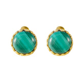 Malachite-Australian-Andrea-Solitaire-Stud-Green-Silver-Earring