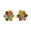 Multi-Indian-Dewi-multiple-Stud-multicolor-Sterling-Silver-Earring
