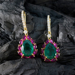 Multi-Indian-Kristine-multiple-Dangle-multicolor-Sterling-Silver-Earring