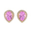 Pink-CZ-American-Micaela-multiple-Stud-Pink-Sterling-Silver-Earring