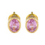 Pink-CZ-American-Riley-Solitaire-Stud-Pink-92.5-Silver-Earring