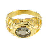 Green Amethyst Solitaire Latin American Silver Green Gems Versatile Vintage Ring Jewellery