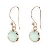 Chalcedony-African-Mia-Solitaire-Dangle-Blue-925-Sterling-Silver-Earring