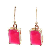 Indian-Ruby-Spanish-Scarlett-Solitaire-Dangle-Red-92.5-Silver-Earring
