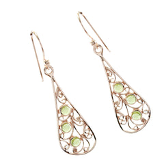 Peridot-African-Elena-multiple-Dangle-Green-Silver-Earring