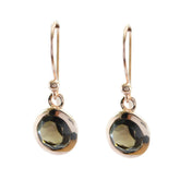 Smoky-Quartz-Japanese-Olivia-Solitaire-Dangle-Brown-Silver-Earring