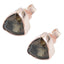 Smoky-Quartz-American-Aiko-Solitaire-Stud-Brown-Silver-Earring