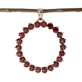 Garnet Essential Turkish Sterling Silver multiple Red Pendant