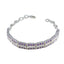 Amethyst Boxing Day Minimal Purple Sterling Silver Tennis Bracelet