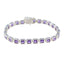 Amethyst Camera Day Classic Purple 92.5 Silver Tennis Bracelet