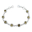 Citrine Giving Tuesday Featherlight Yellow Silver Links Bracelet