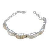 Citrine Guy Fawkes Night Versatile Yellow 925 Silver Tennis Bracelet