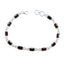 Garnet Mother's Day Elegant Red 925 Silver Links Bracelet