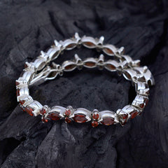 Granaatnoot Dag Minimal Rood 925 Zilveren Tennisarmband