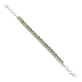 Lemon Quartz Pizza Day Classic Yellow 925 Silver Tennis Bracelet