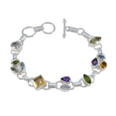 Multi Retirement Classic Multi Sterling Silver Links Bracelet