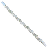 Peridot Singles’ Day Versatile Green Silver Tennis Bracelet