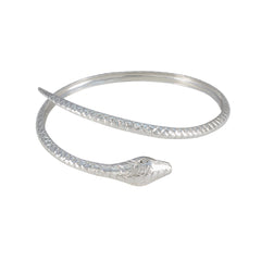 Plain Songkran Featherlight Silver Silver Bangle Bracelet
