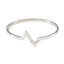 Plain Spring Bank Holiday Minimal Silver Silver Hinged Bangle Bracelet