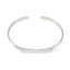 Plain Spring Festival Munich Minimal Silver Sterling Silver Bangle Bracelet