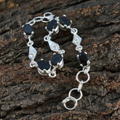 Smoky Quartz Wine Day Slim Brown 925 Silver Links Bracelet