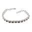 Smoky Quartz Winter Solstice Classic Brown Sterling Silver Tennis Bracelet