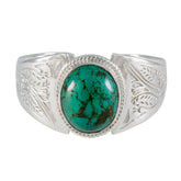 Turquoise Book Day Chunky Blue 925 Silver Cuff Bracelet