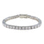 White CZ Fair Trade Day Versatile White Silver Tennis Bracelet