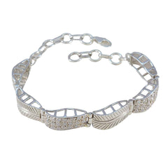 White CZ Gemstone Day Versatile White 925 Silver Tennis Bracelet
