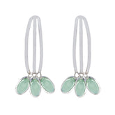 Aqua-Chalcedony-American-Natalia-multiple-Stud-Green-925-Silver-Earring