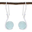 Aqua-Chalcedony-Spanish-Sarah-Solitaire-Dangle-Green-925-Sterling-Silver-Earring