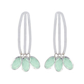 Aqua-Chalcedony-Japanese-Noelia-multiple-Stud-Green-925-Sterling-Silver-Earring