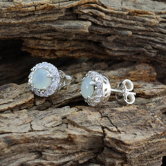 Aqua-Chalcedony-German-Skylar-multiple-Stud-Green-Silver-Earring