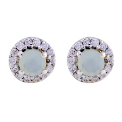 Aqua-Chalcedony-German-Skylar-multiple-Stud-Green-Silver-Earring