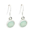 Aqua-Chalcedony-African-Sofia-Solitaire-Dangle-Green-Sterling-Silver-Earring