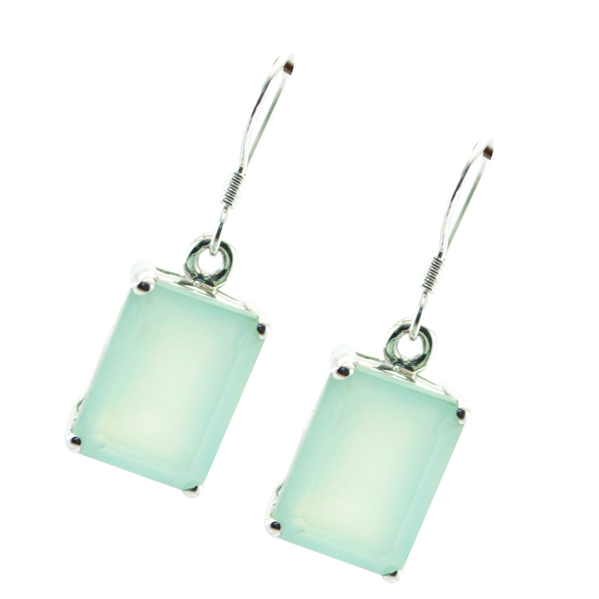 Aqua-Chalcedony-Russian-Sophia-Solitaire-Dangle-Green-Silver-Earring