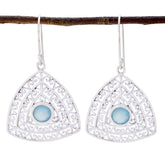 Aqua-Chalcedony-Egyptian-Teresa-Solitaire-Dangle-Green-92.5-Silver-Earring