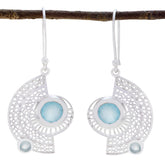 Aqua-Chalcedony-Spanish-Ayaka-multiple-Dangle-Green-925-Silver-Earring