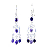 Amethyst-Russian-Hana-multiple-Dangle-Purple-925-Silver-Earring