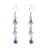 Amethyst-Egyptian-Hina-multiple-Dangle-Purple-Sterling-Silver-Earring