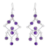 Amethyst-African-Camila-multiple-Dangle-Purple-925-Sterling-Silver-Earring