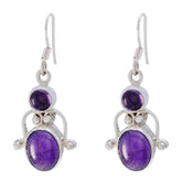 Amethyst-Japanese-Jia-multiple-Dangle-Purple-Silver-Earring