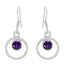 Amethyst-Spanish-Min-seo-multiple-Dangle-Purple-Sterling-Silver-Earring