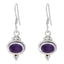 Amethyst-French-Nari-multiple-Dangle-Purple-Sterling-Silver-Earring