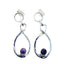 Amethyst-Egyptian-Wen-multiple-Dangle-Purple-925-Sterling-Silver-Earring