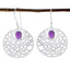 Amethyst-Australian-Amanda-Solitaire-Dangle-Purple-925-Sterling-Silver-Earring